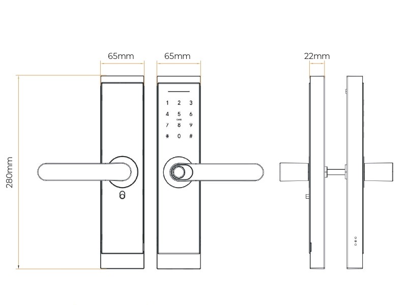 SAM -S50 Smart Grill Lock